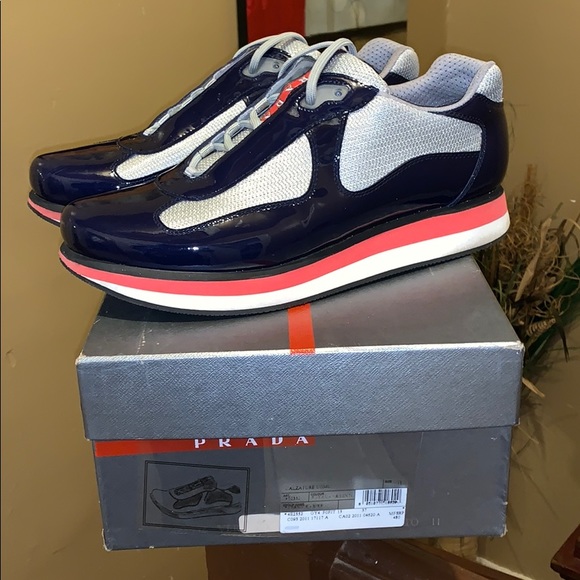 double sole prada sneakers